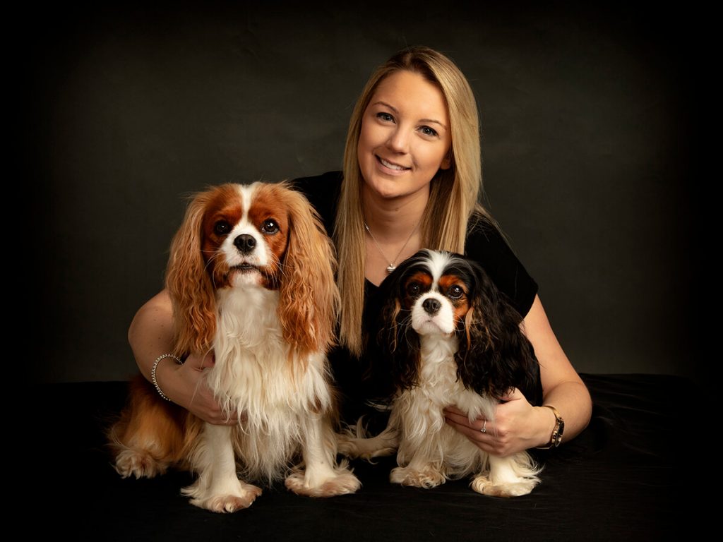 king charles spaniel family portraits Leicester