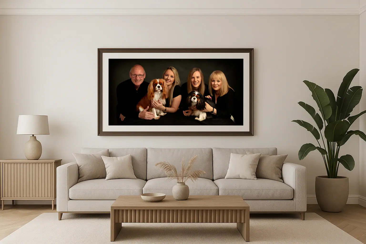 family with dog photography Rugby